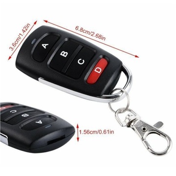 2 БЕСПРОВОДНЫХ ПУЛЬТА ДИСТАНЦИОННОГО УПРАВЛЕНИЯ ДЛЯ ГАРАЖНЫХ ВОРОТ, УНИВЕРСАЛЬНЫЙ 433 МГц