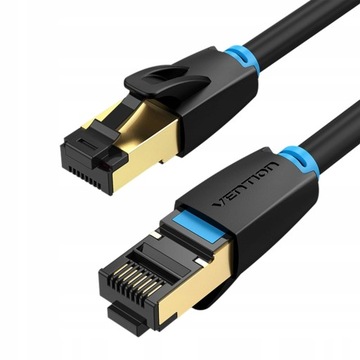 Ethernet-кабель Cat-8, 40 Гбит/с, 2000 МГц, плоский кабель