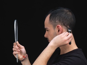 KMAX Topical Shader Маскировка лысины Утолщение волос на бровях ТЕМНО-КОРИЧНЕВЫЙ