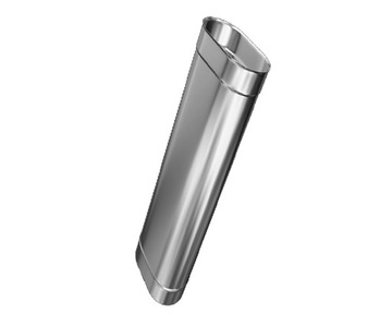 WKŁAD KOMINOWY OWALNY 120/240 RURA KWASO-ŻAROODPORNA koza K5/K6/K7/K8 1mm