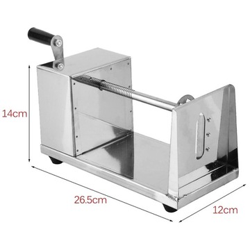 STALOWA MASZYNKA DO ZAKRĘCONYCH ZIEMNIAKÓW CHIPSÓW