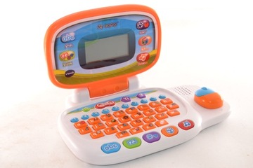 MÓJ LAPTOP EDUKACYJNY VTECH POMARAŃCZOWY J. ANG