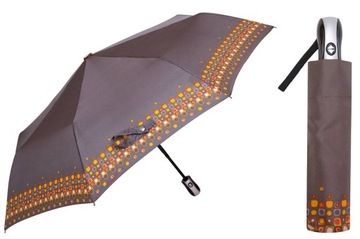 Automatyczna damska polska parasolka, włókno wzór