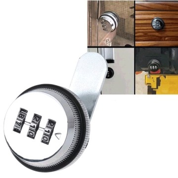 zamek na szyfr do skrzynki szuflady camlock