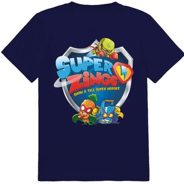 KOSZULKA DZIECIĘCA T-SHIRT DLA DZIECKA SUPER ZINGS 164 PREZENT JAKOŚĆ