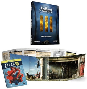 FALLOUT RPG x2 pakiet Podręcznik Główny / Ekran Mistrza Gry + pdf