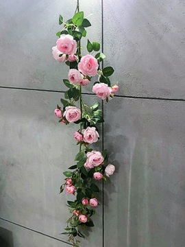 Girlanda z kwiatów róży 125 cm