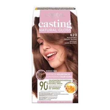 CASTING FARBA KOL NATURAL GLOSS 623 NUGATOWY CIEMNY BLOND / NOUGAT DARK BLO
