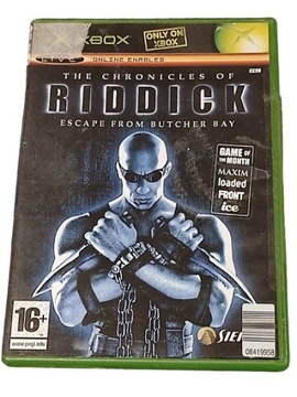 XBOX RIDDICK ESCAPE FROM BUTCHER BAY GRA X BOX