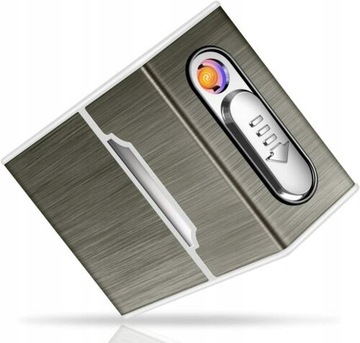 ПОРТСИГАР С ЗАЖИГАЛКОЙ, с зарядкой от USB