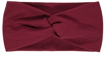 SZEROKA OPASKA TURBAN NA GŁOWĘ BORDOWA