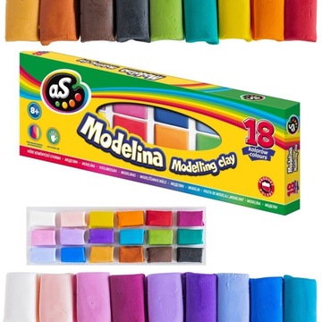 большой НАБОР ДЛЯ МОДЕЛИРОВАНИЯ 18 цветов Набор красок для ДЕТЕЙ Astra ХОРОШЕЕ КАЧЕСТВО