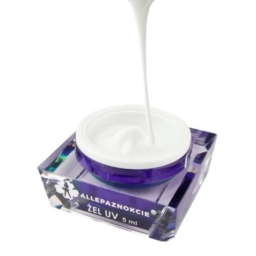 Żel Budujący Do Paznokci Jelly - Total White 5 ml