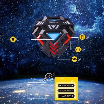 ЛАЗЕРТАГ ЛАЗЕРНАЯ ПИСТОЛЕТКА АККУМУЛЯТОРНАЯ ЛЕГКАЯ ВИНТОВКА ×4