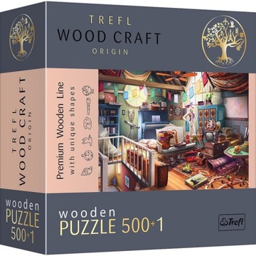 Puzzle drewniane Trefl Premium Wooden Life Skarby na strych 500+1 el.u