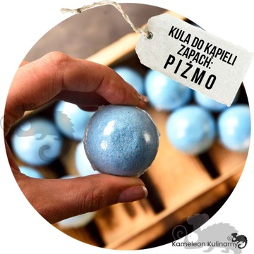 шипучий ШАР ДЛЯ ВАННЫ ручной работы МУСКУСНЫЙ 1 шт.