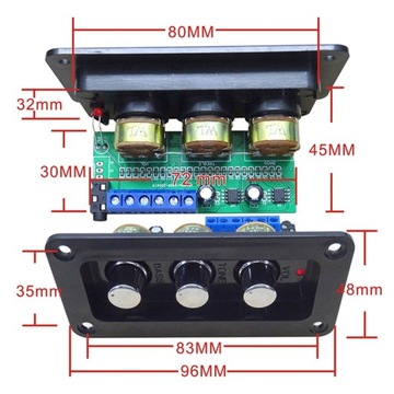 2X Digital Power Amplifier Board Stereo Amp NS4110