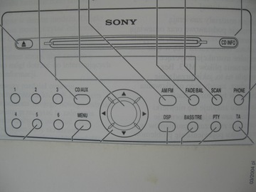 Ford Sony CD-радио с поддержкой аудио Sony 6 CD Ford PL