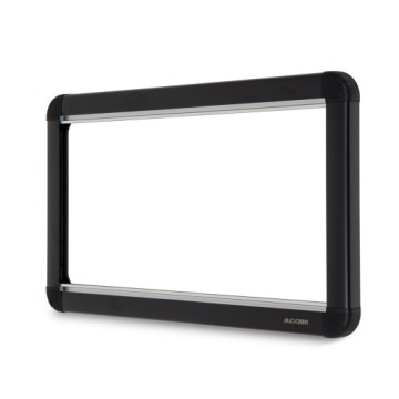 ОКНО ДЛЯ АВТОФУРГОНА + РУЛОННАЯ ШТОРА 900 X 500 МАДОВАН ЧЕРНЫЙ