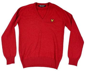 ** LYLE&SCOTT **__M__Modny, wełniany sweter w serek