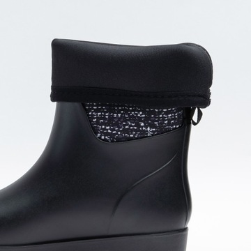 Резиновые сапоги, высокие, теплые, узкие, модные, удобные, стройные Войтылко