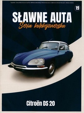 KOL. SŁAWNE AUTA nr 19 - CITROEN DS 20