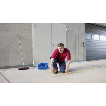 Лента сигнальная Tesa желтая 33м х 50мм