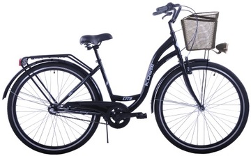 ROWER MIEJSKI 28 DAMSKI KOZBIKE K14 3bieg z koszem