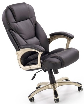 FOTEL DO BIURKA === OBROTOWY KOMPUTEROWY == CZARNY