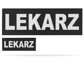 LEKARZ - NASZYWKI ODBLASKOWE KOMPLET - PROMOCJA