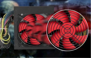 ZASILACZ ATX 650W 80 14CM 4xSATA 2xMOLEX 2xPCI-e