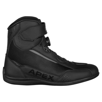 Krótkie buty motocyklowe SECA APEX PRO BLACK czarny GRATISY