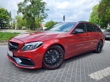 Mercedes Klasa C W205 Kombi AMG AMG 63 476KM 2015 MERCEDES C 63 AMG, 4.0l benzyna 476KM*Przebieg: 126921km*Zadbany, zdjęcie 2