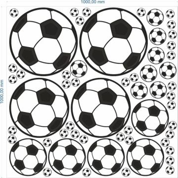 PIŁKI PIŁKA NOŻNA FOOTBALL NAKLEJKI NA ŚCIANĘ