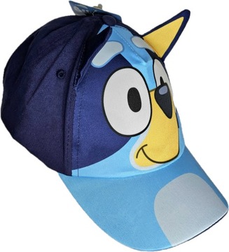 Czapka Dla Dzieci Bejsbolówka Piesek Bluey Z Uszami Lato 54 cm