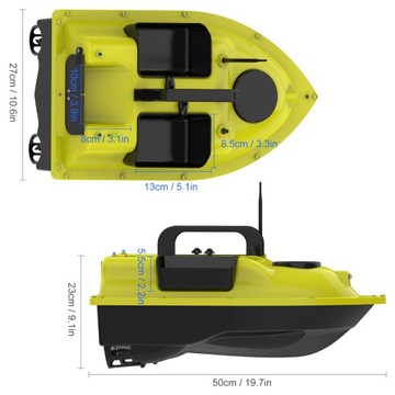 D18B GPS BAIT BOAT 400M-500M с 3 контейнерами