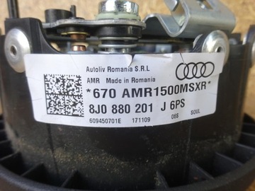AUDI TT 8J 06-14 AIRBAG ULOŽENÍ VZDUCHOVÁ ŘIDIČE 8J0880201J