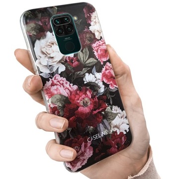 Etui do Xiaomi Redmi Note 9 etui guma wzory + Szkło hartowane wyświetlacz