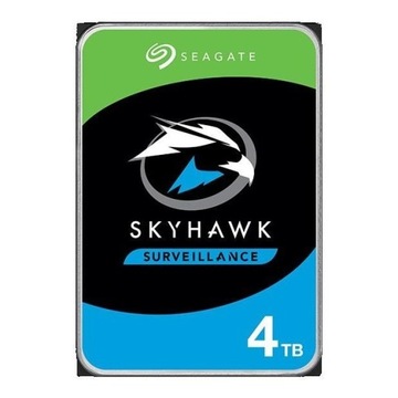 DYSK TWARDY HDD SEAGATE SKYHAWK 4TB ST4000VX016 SATA CMR DO MONITORINGU