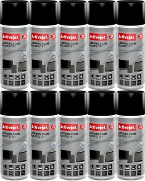 Pianka do czyszczenia matryc LCD/TFT Activejet AOC-105 400ml x10