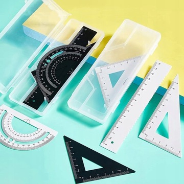 Набор металлических линеек Набор транспортировочных линеек Квадрат