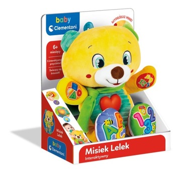 OUTLET Maskotka miś 30 cm Clementoni 6 m +
