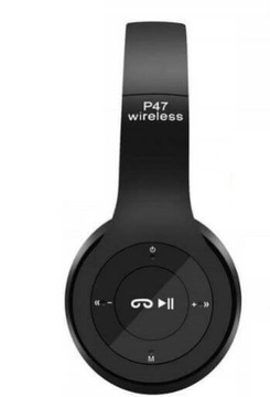 БЕСПРОВОДНЫЕ НАКЛАДНЫЕ НАУШНИКИ BLUETOOTH P47 MP3