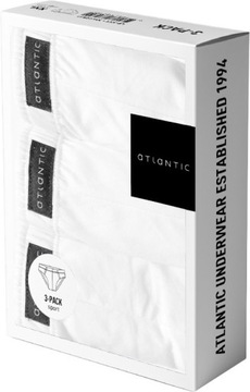 SLIPY ATLANTIC MĘSKIE MAJTKI 3BMP322 SPORT 3PAK M