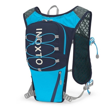 Blue Running Hiking Nylon Hydration Backpack 5L