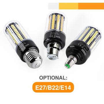 Светодиодная лампа E14 230В SMD5736 20Вт 1950LM Холодный Белый