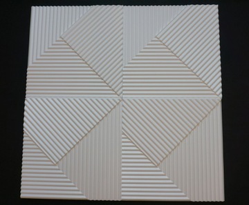 Стеновые панели из пенополистирола 3D Straws №1