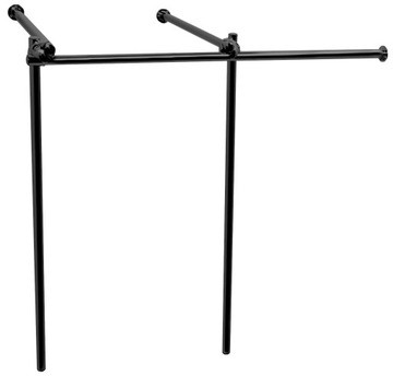 PRZYMIERZALNIA PRZEBIERALNIA NAROŻNA 2x2m CZARNA