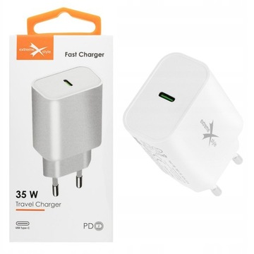 SZYBKA ŁADOWARKA SIECIOWA - USB C - 35W - POWER DELIVERY