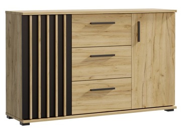 Komoda z szufladami lamelami sypialni MONTANA 140